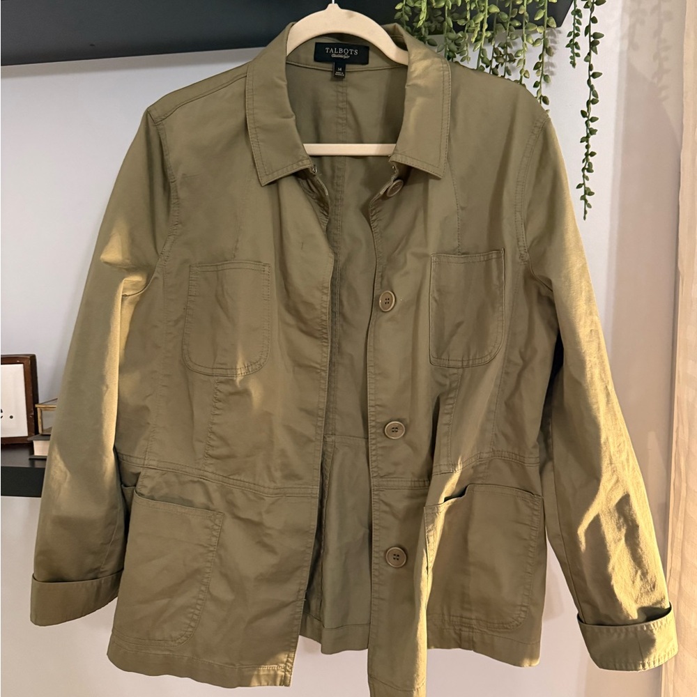 Talbots Olive Jacket